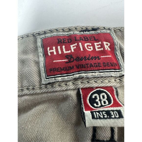 Red Label Hilfiger Denim Men’s Black Straight Leg Jeans Size 38W X 28L - Picture 11 of 16